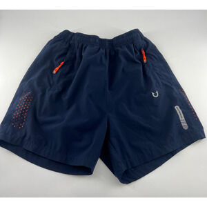 Northyard Shorts Mens Medium Blue Zip Pockets Sports Athletic Activewear